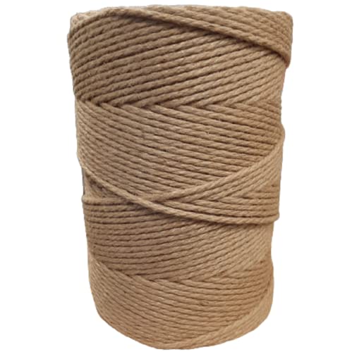 Juteseil. Jute Rope. Juteschnur. Dekokordel. Jutekordel. Schnur aus Jute 12mm / 200m von Generic