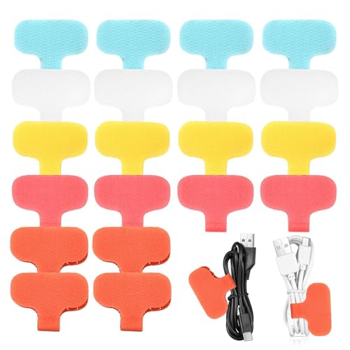Kabel-Etiketten, 20 Etiketten zum Beschriften, wiederverwendbare Fadenmarkierungen, Schreiben auf der Kabel-ID, sortierte Farben, Aderorganisation und Identifizierung Kabel-Etiketten, 20 Etiketten zum Beschriften, wiederverwendbare Fadenmarkierungen, Schreiben auf der Kabel-ID, sortierte Farben, Aderorganisation und Identifizierung von Generic