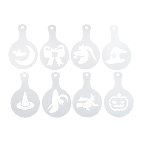Kaffeeschablonen – Schablonen-Set zum Zeichnen von Blumen | Kaffeedekorationsvorlagen | Ideal zum Zeichnen zu Hause, in der Küche, im Café, im Hotel und im Restaurant Kaffeeschablonen – Schablonen-Set zum Zeichnen von Blumen | Kaffeedekorationsvorlagen | Ideal zum Zeichnen zu Hause, in der Küche, im Café, im Hotel und im Restaurant von Generic