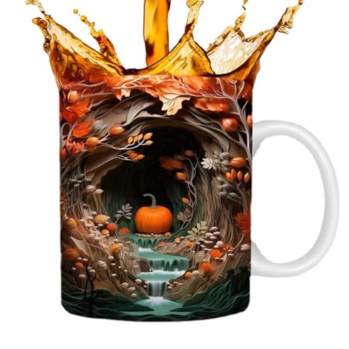 Kaffeetasse mit Blumenmuster, Keramik-Teetasse mit Effekt, tragbare Kaffeetasse mit lebendigen Farben, Keramik-Teetasse für Kaffee Kaffeetasse mit Blumenmuster, Keramik-Teetasse mit Effekt, tragbare Kaffeetasse mit lebendigen Farben, Keramik-Teetasse für Kaffee von Generic