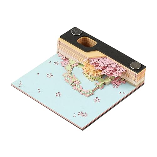 Kalender | Notizblock aus Papier mit Acryl-Displaybox – kreative Dekoration für Urlaub, Einweihung, Weihnachten, Schreibtisch-Dekoration Kalender | Notizblock aus Papier mit Acryl-Displaybox – kreative Dekoration für Urlaub, Einweihung, Weihnachten, Schreibtisch-Dekoration von Generic