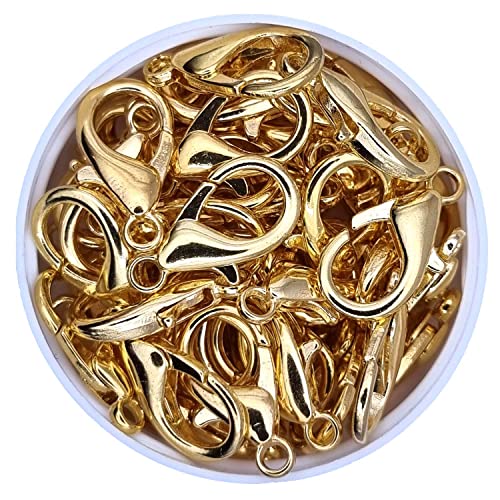 Karabinerverschlüsse 12 mm, 50 Stück, goldfarben, Schmuckverschlüsse, Karabiner, Ketten Verschlüsse, Sprung Ring Schmuck Basteln Schmuckherstellung Karabiner Verschluss Karabinerverschlüsse 12 mm, 50 Stück, goldfarben, Schmuckverschlüsse, Karabiner, Ketten Verschlüsse, Sprung Ring Schmuck Basteln Schmuckherstellung Karabiner Verschluss von Generic