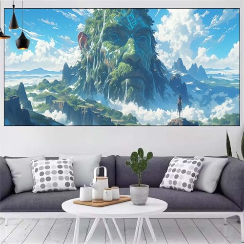 Karikatur Diamond Painting xxl 90x180cm Diamond Painting Erwachsene Abstrakt Diamant Malerei Set,Mosaikherstellung Malen Nach Zahlen Cross Stickerei Kunst Leinwand Malerei Kits,Gifts Frauen CN-148 von Generic