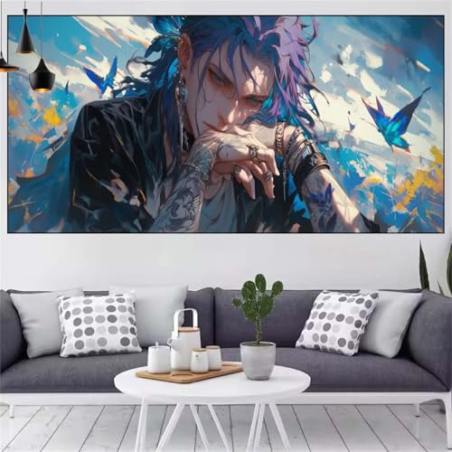 Karikatur Diamond Painting xxl 90x180cm Diamond Painting Erwachsene Männlicher Gott Diamant Malerei Set,Mosaikherstellung Malen Nach Zahlen Cross Stickerei Kunst Leinwand Malerei Kit,Frauen CN-189 von Generic