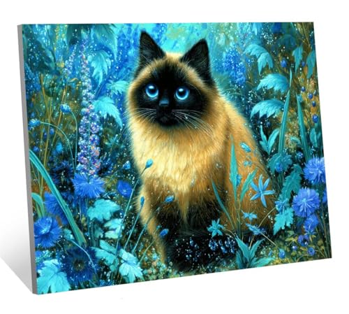 Katze Diamond Painting Tier Diamond Painting Erwachsene, Mosaikherstellung Zubehör Diamant Malerei Bilder Set, 5D Diamant Kunst Kinder Basteln, Wohnzimmer Zimmer Zubehör Geschenke 60x80 cm H-5517 Katze Diamond Painting Tier Diamond Painting Erwachsene, Mosaikherstellung Zubehör Diamant Malerei Bilder Set, 5D Diamant Kunst Kinder Basteln, Wohnzimmer Zimmer Zubehör Geschenke 60x80 cm H-5517 von Generic