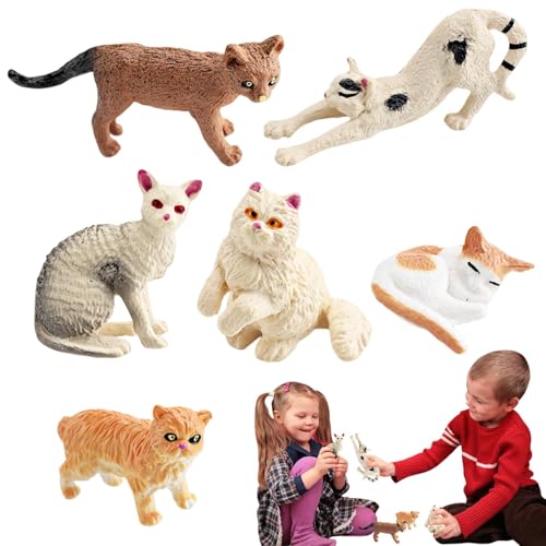 Katzen- und Katzenfiguren-Set, Kuchendekoration und Sammlerdisplay | Spielen und Lernen von Statuen für Katzenliebhaber und Katzenliebhaber. Katzen- und Katzenfiguren-Set, Kuchendekoration und Sammlerdisplay | Spielen und Lernen von Statuen für Katzenliebhaber und Katzenliebhaber. von Generic