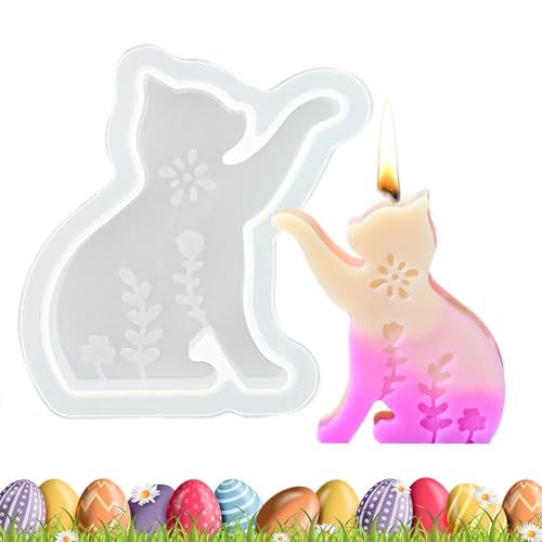 -Kerzenform, Osterformen für Kerzen, Silikonformen, Osterhasen, Ton-Formen, Katze, Kaninchen, Harzformen, Tierformen, Kerzenherstellung, Seifenform für Gips, Ton, Handwerk, Heimdekoration -Kerzenform, Osterformen für Kerzen, Silikonformen, Osterhasen, Ton-Formen, Katze, Kaninchen, Harzformen, Tierformen, Kerzenherstellung, Seifenform für Gips, Ton, Handwerk, Heimdekoration von Generic