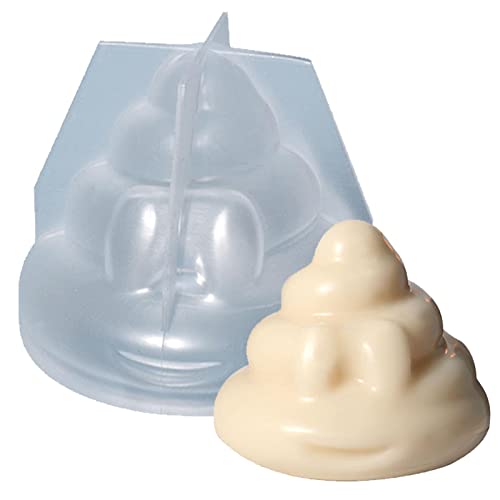 Kerzenform aus Harz | Poo Shape Aromatherapie-Seifenform für Bastelliebhaber | Handgefertigte Gießform aus Harz für Wohnzimmer von Generic