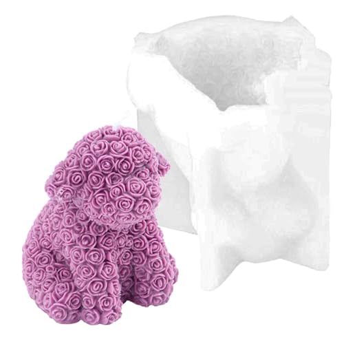 Kerzenform aus Silikon - Tier-Epoxidschmelzform aus rosa Harz für San - Handgemachte Seifenformen aus rosafarbenem Tierkreideharz Kerzenzubehör De Kerzenform aus Silikon - Tier-Epoxidschmelzform aus rosa Harz für San - Handgemachte Seifenformen aus rosafarbenem Tierkreideharz Kerzenzubehör De von Generic