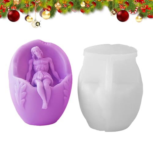 Kerzenform der Jungfrau Maria, religiöse Seifenform der Jungfrau Maria | Form zur Herstellung von Fondant der Jungfrau Maria, Osterthema, Osterstatue für Fonda von Generic