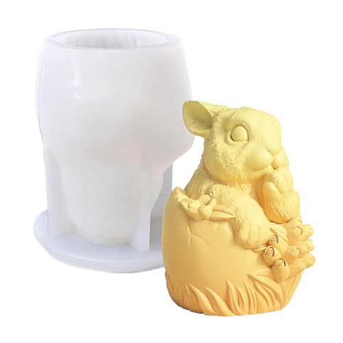 Kerzenform für Osterhasen, Harzformen aus Kaninchen, Gießform aus Kunstharz, Schokoladenform, Aromatherapie-Kerzen, die Formen herstellen, monatliche Dekoration Kerzenform für Osterhasen, Harzformen aus Kaninchen, Gießform aus Kunstharz, Schokoladenform, Aromatherapie-Kerzen, die Formen herstellen, monatliche Dekoration von Generic