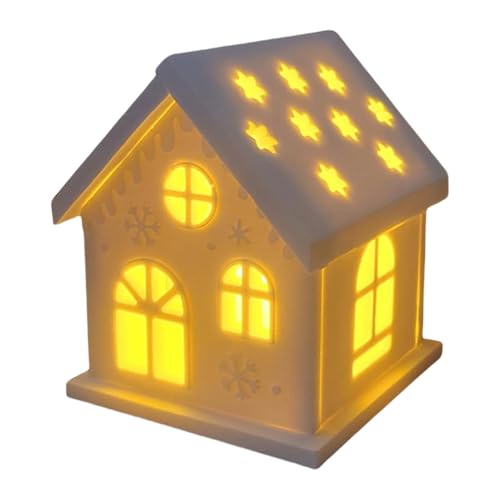 Kerzenform für Zuhause - Weihnachtshaus Harzform, LED-Kerzenhalter Gießform für Winterweihnachten Epoxidharz Gießform | Kerzenhalter Form für Dorfhaus von Generic