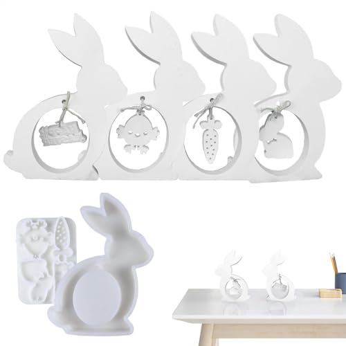 Kerzenform mit Osterhase, Silikonform für Osterkerzen, dekorative Kerzenform für Osterhasen | Mehrzweckhandwerk für Epoxidharz, Kerzen, Kerzen, Kerzenform mit Osterhase, Silikonform für Osterkerzen, dekorative Kerzenform für Osterhasen | Mehrzweckhandwerk für Epoxidharz, Kerzen, Kerzen, von Generic