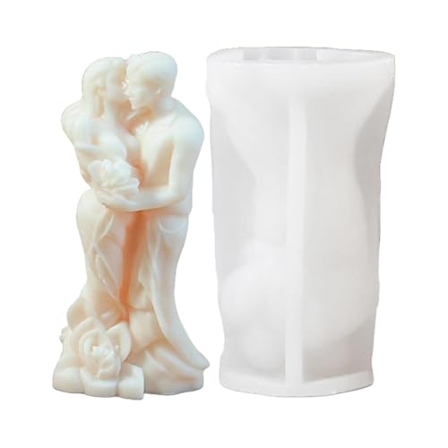 Kerzenformen Silikon San - Silikonformen für Kerzen in Form von umarmenden Liebhabern | Gießform aus Harz Art Body für die Hochzeit von St Kerzenformen Silikon San - Silikonformen für Kerzen in Form von umarmenden Liebhabern | Gießform aus Harz Art Body für die Hochzeit von St von Generic