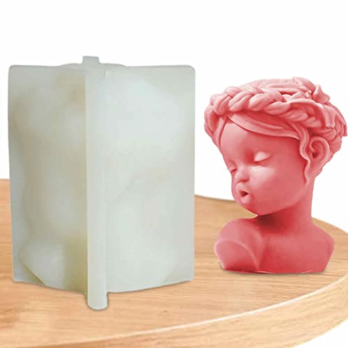 Kerzenformen zur Herstellung von Kerzen | Geflochtenes Haar mit Lily Girl Form | Schmollende Mädchenform aus Harz Gießformen aus Epoxidharz Kerzenformen zur Herstellung von Kerzen | Geflochtenes Haar mit Lily Girl Form | Schmollende Mädchenform aus Harz Gießformen aus Epoxidharz von Generic