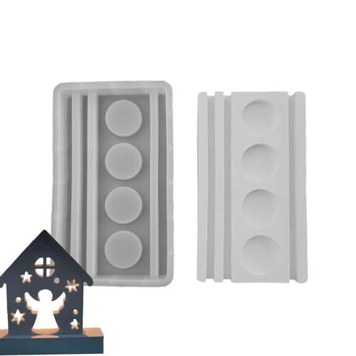 Kerzenhalter-Form, Silikon-Kerzenformen, Weihnachtsthema Harzform, Weihnachtshausform, Kerzen-Silikonformen, festliche Hausform Kerzenhalter-Form, Silikon-Kerzenformen, Weihnachtsthema Harzform, Weihnachtshausform, Kerzen-Silikonformen, festliche Hausform von Generic