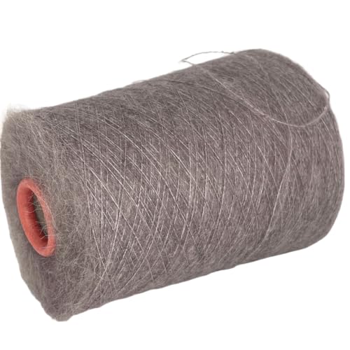 Kid Silk Mohair Konen Garn 300g | #0 LACE WEIGHT | Luxuriöse Qualität für Hand- und Maschinenstricken, Häkeln und DIY-Basteln (Cacaobraun) von Generic