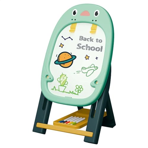 Kids Art Easel | Doppelseitige magnetische Staffelei für Kleinkinder | stehende Zeichenbrett mit Tafel, Malwerkzeuge, Zubehör, kreatives Geschenk für und Mädchen Kids Art Easel | Doppelseitige magnetische Staffelei für Kleinkinder | stehende Zeichenbrett mit Tafel, Malwerkzeuge, Zubehör, kreatives Geschenk für und Mädchen von Generic