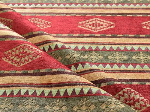 Kilim-Muster, Polsterstoff, Kelim, Bohemian, Boho, Wandteppich, Tribal, südwestlich, türkisch, marokkanisch, mexikanisch, ethnischer Stoff, Meterware (1 Yard (139,7 x 91,4 cm) von Generic