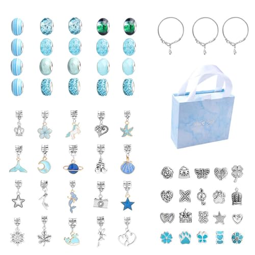 Kinderarmband Set - Schmuckbastelset, Schmuck für Mädchen | Armband mit Anhänger, Halskette, Schmuck, Perlen, Modeschmuck-Set für Mädchen, Weihnachtsanhänger Armband, riferimento alla descrizione Kinderarmband Set - Schmuckbastelset, Schmuck für Mädchen | Armband mit Anhänger, Halskette, Schmuck, Perlen, Modeschmuck-Set für Mädchen, Weihnachtsanhänger Armband, riferimento alla descrizione von Generic