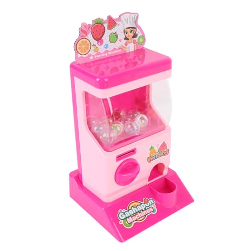 Kinderkapselautomaten, Einfach zu Bedienen Bildungsspielzeug Miniatur -Miniatur -Kapselmaschine Spielzeug für (PINK) von Generic