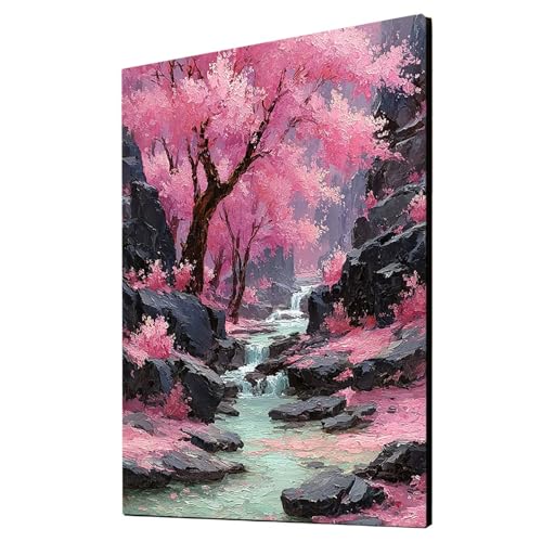 Kirschblüten Malen Nach Zahlen Erwachsene Baum Malen Nach Zahlen 135x100CM DIY Basteln Erwachsene Klarheit Farbe Leinwan Bilder mit Acrylfarben Set 3 Typen Pinsel für Wanddeko Wohnzimmer 2YH-2600 Kirschblüten Malen Nach Zahlen Erwachsene Baum Malen Nach Zahlen 135x100CM DIY Basteln Erwachsene Klarheit Farbe Leinwan Bilder mit Acrylfarben Set 3 Typen Pinsel für Wanddeko Wohnzimmer 2YH-2600 von Generic