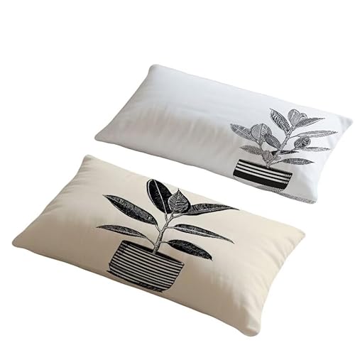 Kissenbezug 50x80 cm Outdoor Kissen Minimalistisch Sofakissen 2er Set Kissenbezug Samtstoff Kissenbezüge Blatt Kissenhülle Zierkissen Deko Couchkissen für Garten Schlafzimmer Balkon Herbst Dekor w-25 Kissenbezug 50x80 cm Outdoor Kissen Minimalistisch Sofakissen 2er Set Kissenbezug Samtstoff Kissenbezüge Blatt Kissenhülle Zierkissen Deko Couchkissen für Garten Schlafzimmer Balkon Herbst Dekor w-25 von Generic