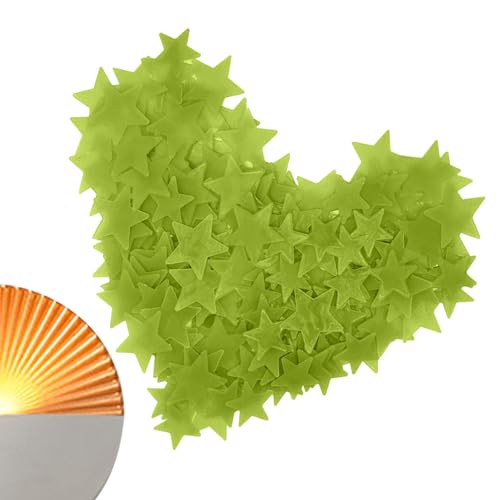 Kit von 100 selbstadhäsiv leichten Sternen - fluoreszierende Wandaufkleber für Decken und Wände | Erstellen Sie eine Sternatmosphäre im Zimmer Ihres Kindes | Phosphoreszierende Dekoration Kit von 100 selbstadhäsiv leichten Sternen - fluoreszierende Wandaufkleber für Decken und Wände | Erstellen Sie eine Sternatmosphäre im Zimmer Ihres Kindes | Phosphoreszierende Dekoration von Generic