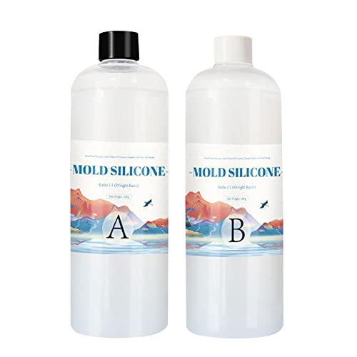 Kit zur Herstellung von Formen | Flüssigsilikon für Seifenformen – Silikonformen für DIY-Gießharz und Kerzenformen aus Silikon Kit zur Herstellung von Formen | Flüssigsilikon für Seifenformen – Silikonformen für DIY-Gießharz und Kerzenformen aus Silikon von Generic