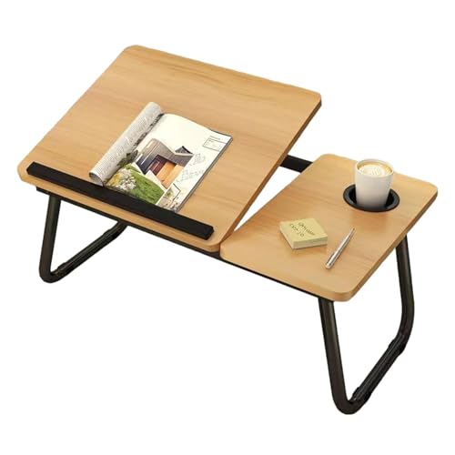 Klappbarer Laptop-Tisch, Schreibtisch-Tablett für tragbares Bett, tragbar, zusammenklappbar, für Laptop, Zeichentisch für Laptop mit Bett Klappbarer Laptop-Tisch, Schreibtisch-Tablett für tragbares Bett, tragbar, zusammenklappbar, für Laptop, Zeichentisch für Laptop mit Bett von Generic