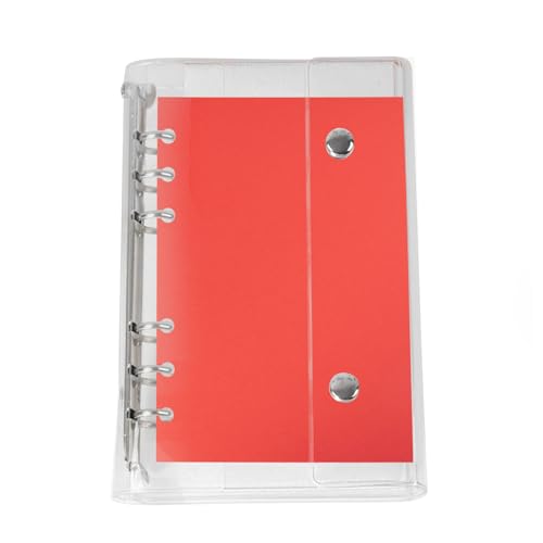 Klar Einbandhüllen A6/A7-6-Ring Transparenter PVC Preiswerter Planer Ordner Hülle,Loseblatt Ordner für Fotos Karten Dokumente Budget Journal Schule Büro Klar Einbandhüllen A6/A7-6-Ring Transparenter PVC Preiswerter Planer Ordner Hülle,Loseblatt Ordner für Fotos Karten Dokumente Budget Journal Schule Büro von Generic