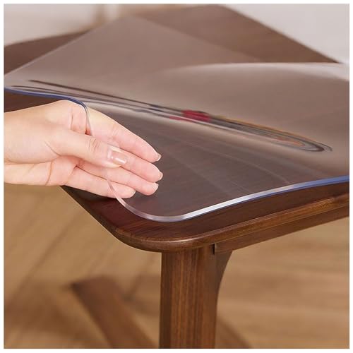 Klarer Tischschutz, 2mm Dicker Kunststoff-Tischbelag, Wasserfester TPU-Tischbelag, Schreibtischmatte, Schreibunterlage für Schreibtisch, Kaffee- und Esszimmer-Tischplatte,43x42cm Klarer Tischschutz, 2mm Dicker Kunststoff-Tischbelag, Wasserfester TPU-Tischbelag, Schreibtischmatte, Schreibunterlage für Schreibtisch, Kaffee- und Esszimmer-Tischplatte,43x42cm von Generic