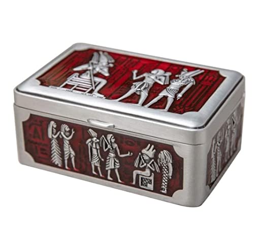 Klassische, rechteckige Schmuckschatulle im Vintage-Stil, silberfarben, für Ringe, Ohrringe, Schätze, Schmuck, Organizer, Aufbewahrungsbox Klassische, rechteckige Schmuckschatulle im Vintage-Stil, silberfarben, für Ringe, Ohrringe, Schätze, Schmuck, Organizer, Aufbewahrungsbox von Generic