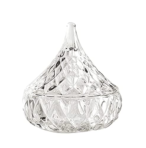 Klassische 3-teilige Schmuckschatulle aus Glas mit Deckel, Wassertropfenform, Schmuck-Organizer-Box, transparenter Schmuckhalter. Aufbewahrungskoffer Klassische 3-teilige Schmuckschatulle aus Glas mit Deckel, Wassertropfenform, Schmuck-Organizer-Box, transparenter Schmuckhalter. Aufbewahrungskoffer von Generic