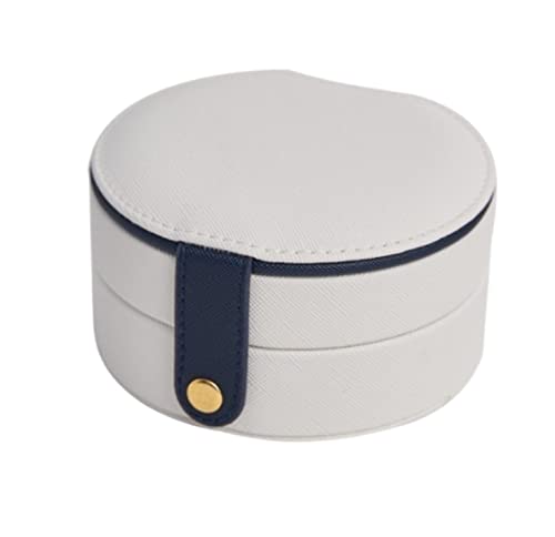 Klassische PU-Schmuckschatulle, 2-lagig, für Damen, Reise-Schmucketui, Display für Ohrringe und Ringe, Aufbewahrungskoffer Klassische PU-Schmuckschatulle, 2-lagig, für Damen, Reise-Schmucketui, Display für Ohrringe und Ringe, Aufbewahrungskoffer von Generic