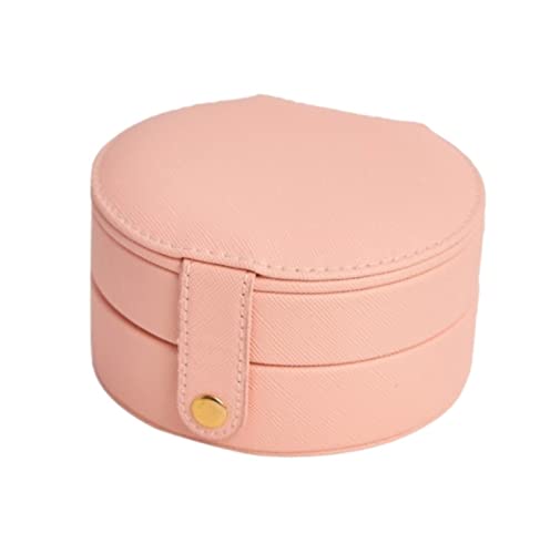 Klassische PU-Schmuckschatulle, 2-lagig, für Damen, Reise-Schmucketui, Display für Ohrringe und Ringe, Aufbewahrungskoffer Klassische PU-Schmuckschatulle, 2-lagig, für Damen, Reise-Schmucketui, Display für Ohrringe und Ringe, Aufbewahrungskoffer von Generic