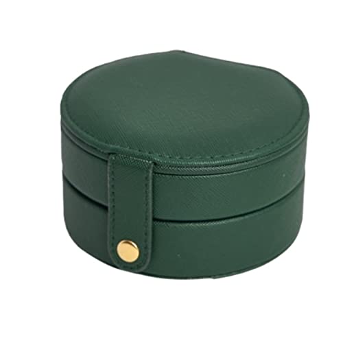 Klassische PU-Schmuckschatulle, 2-lagig, für Damen, Reise-Schmucketui, Display für Ohrringe und Ringe, Aufbewahrungskoffer Klassische PU-Schmuckschatulle, 2-lagig, für Damen, Reise-Schmucketui, Display für Ohrringe und Ringe, Aufbewahrungskoffer von Generic