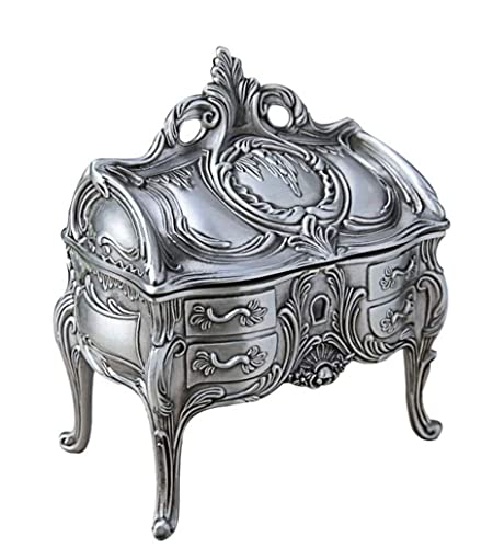 Klassische Retro-Schmuckschatulle mit hohen Füßen, hochwertige, Exquisite Schmuckschatulle aus Zinklegierung. Aufbewahrungskoffer Klassische Retro-Schmuckschatulle mit hohen Füßen, hochwertige, Exquisite Schmuckschatulle aus Zinklegierung. Aufbewahrungskoffer von Generic