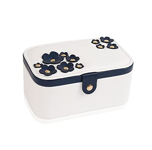 Klassische Schmuckaufbewahrungstasche mit großem Fassungsvermögen, niedliche, Che Schmuckschatulle, tragbare Aufbewahrungsbox für unterwegs, Geschenk-Aufbewahrungskoffer Klassische Schmuckaufbewahrungstasche mit großem Fassungsvermögen, niedliche, Che Schmuckschatulle, tragbare Aufbewahrungsbox für unterwegs, Geschenk-Aufbewahrungskoffer von Generic