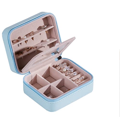 Klassische Schmuckschatulle für Frauen, mehrschichtiger Reise-Schmuck-Organizer für Halsketten, Ohrringe, Ringe, funkelnder Schmuckkoffer, Aufbewahrungskoffer Klassische Schmuckschatulle für Frauen, mehrschichtiger Reise-Schmuck-Organizer für Halsketten, Ohrringe, Ringe, funkelnder Schmuckkoffer, Aufbewahrungskoffer von Generic