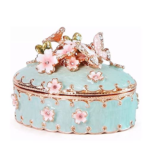 Klassische Schmuckschatulle im Vintage-Stil, ativer Schmuck-Organizer für Frauen, Kirschblüten-Schmuckaufbewahrung. Aufbewahrungskoffer Klassische Schmuckschatulle im Vintage-Stil, ativer Schmuck-Organizer für Frauen, Kirschblüten-Schmuckaufbewahrung. Aufbewahrungskoffer von Generic