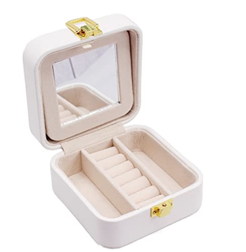 Klassischer Schmuckkoffer, Reise-Schmuckschatulle, Kleiner verspiegelter Schmuck-Organizer, tragbarer Reisekoffer, Halsketten-Aufbewahrung, PU-Aufbewahrungskoffer Klassischer Schmuckkoffer, Reise-Schmuckschatulle, Kleiner verspiegelter Schmuck-Organizer, tragbarer Reisekoffer, Halsketten-Aufbewahrung, PU-Aufbewahrungskoffer von Generic