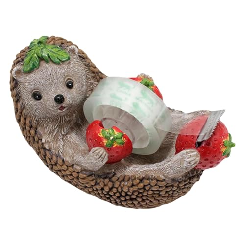 Klebebandspender, Bandschneider für die Holzbearbeitung, Igel-Artefakt-Schneider, rutschfeste Basis aus Kunstharz, niedliche Harzfigur, Werkzeug zum Schneiden von Klebeband, sagt Klebebandspender, Bandschneider für die Holzbearbeitung, Igel-Artefakt-Schneider, rutschfeste Basis aus Kunstharz, niedliche Harzfigur, Werkzeug zum Schneiden von Klebeband, sagt von Generic