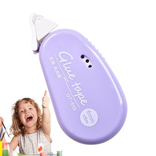 Kleberolle für Scrapbooking, Rolle für doppelseitiges Klebeband - Korridor für Klebebandspender, doppelseitiges Klebeband mit einziehbarer Spenderrolle für Scrapbooking, Notizbücher, Bücher von Generic