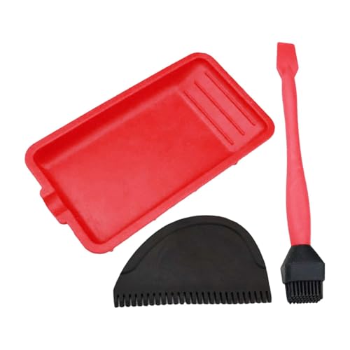 Klebstoffapplikator für Holzarbeiten, Silikonkleberbürste, Klebstoffapplikator für Holzarbeiten, Silikonkleber, Set D von Generic