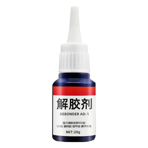 Klebstoffentferner, starker Klebstoffentferner, super Klebstoffentferner – effizienter Klebstoffentferner von 20 g für Metall, Keramik, multifunktionaler Nagelkleberentferner von Generic