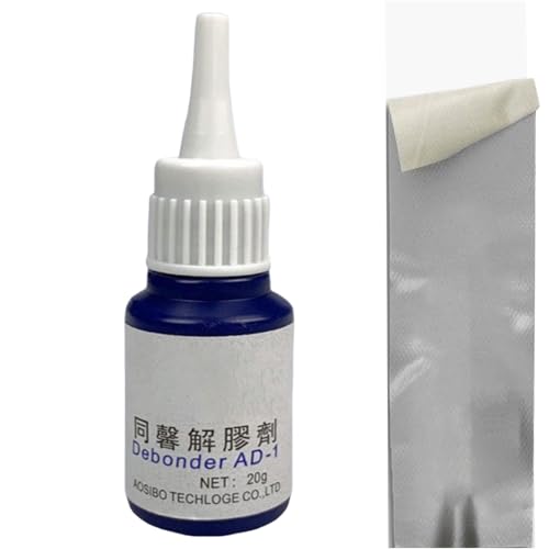 Klebstoffentferner – Abzieher, löscht den Klebstoff mühelos | Klebeetikettenentferner sicher mit starken Tropfen, die Klebstoff lösen, Wirkstoff von Generic