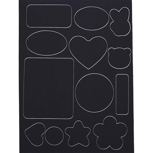 Kleidung Loch Reparatur Patch, Selbstklebende Stoff Aufkleber, Tasche Mackintosh Zelt Reparatur Patch, Kein Schneiden Erforderlich(Black) von Generic