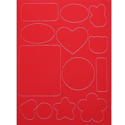 Kleidung Loch Reparatur Patch, Selbstklebende Stoff Aufkleber, Tasche Mackintosh Zelt Reparatur Patch, Kein Schneiden Erforderlich(Deep red) von Generic