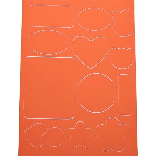 Kleidung Loch Reparatur Patch, Selbstklebende Stoff Aufkleber, Tasche Mackintosh Zelt Reparatur Patch, Kein Schneiden Erforderlich(Orange) von Generic